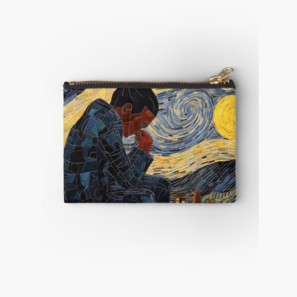 Item preview, Van Gogh Starry Night Inspired Lonely Boy Artwork designed and sold by Divine Ease.