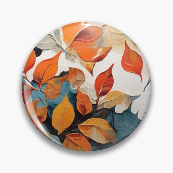 Item preview, high-end acrylic painting, modern style, autumn colors and patterns, double exposure, abstract layers on overlay, colorful, leaves, vector designed and sold by thima shop.