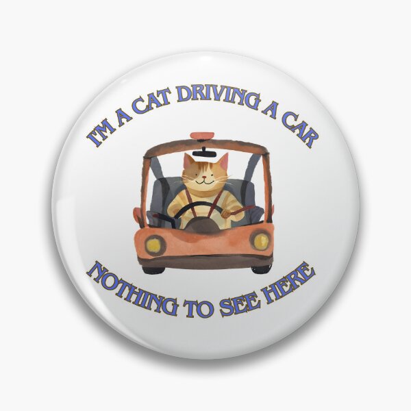 Item preview, I'm a cat driving a car 2 designed and sold by LorenzoArtZa.
