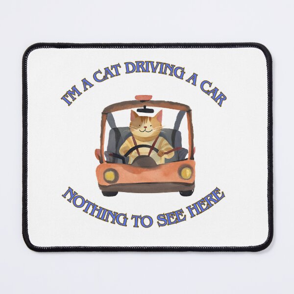 Item preview, I'm a cat driving a car 2 designed and sold by LorenzoArtZa.