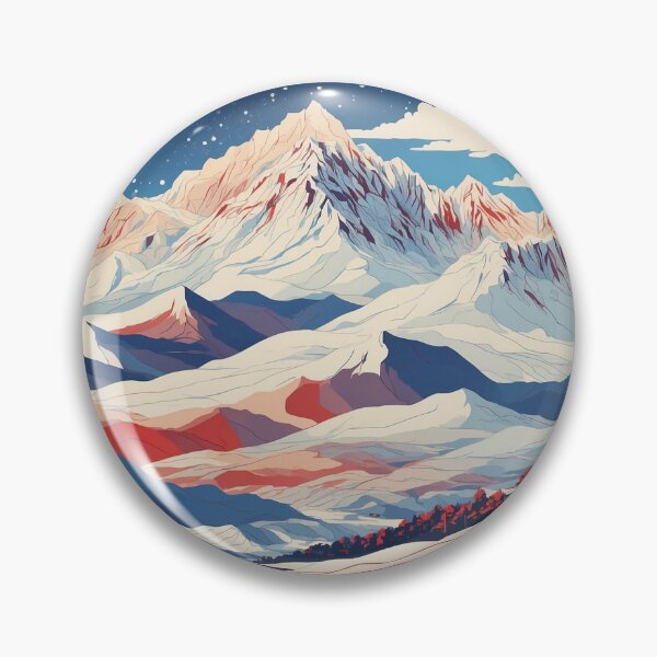 Item preview, Pyeongchang County South Korea Starry Night Tourism Vintage Poster 2 designed and sold by TravelersGems.