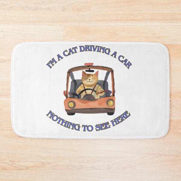 Item preview, I'm a cat driving a car 2 designed and sold by LorenzoArtZa.