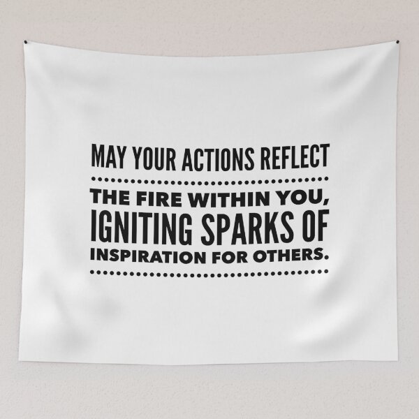 Item preview, Ignite Inspiration: Let Your Actions Blaze Trails - Positive Quote designed and sold by Soaring Eagle.