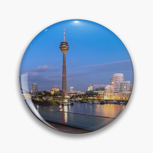 Item preview, Düsseldorf at night designed and sold by reisefoto.