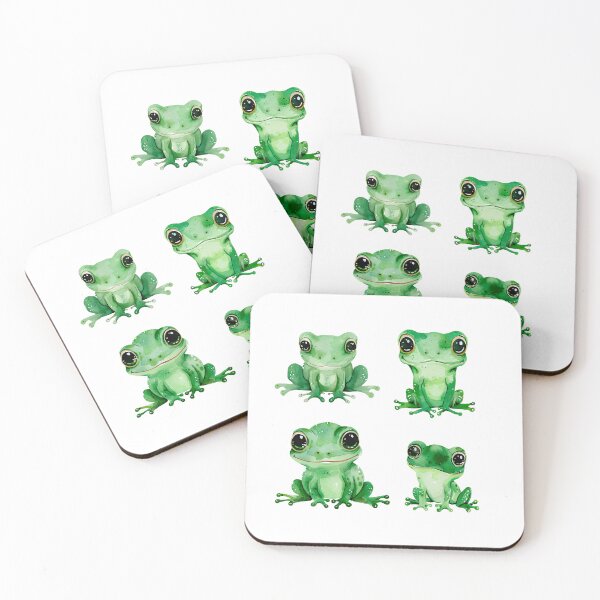 Item preview, Watercolor frogs pack | Frogs set | Watercolor toad | Frogs sheet | Toads set 1 designed and sold by Yaremchuk.