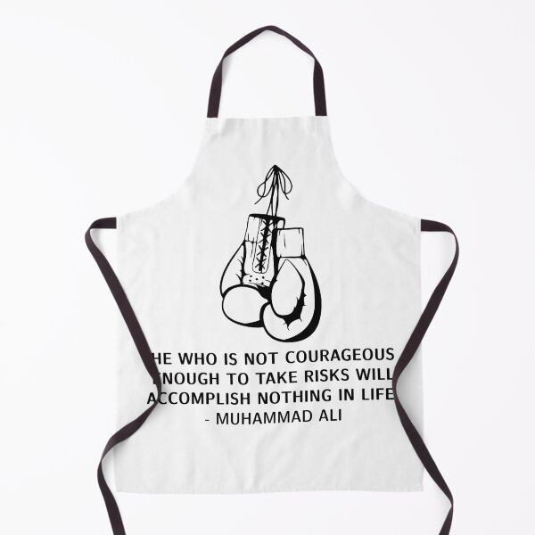 Item preview, Muhammad Ali Quote with Boxing Gloves designed and sold by ShopJoel.