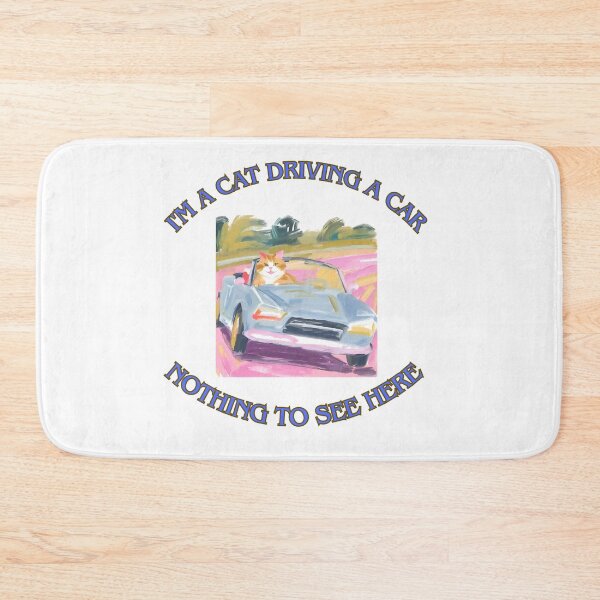Item preview, I'm a cat driving a car 3 designed and sold by LorenzoArtZa.