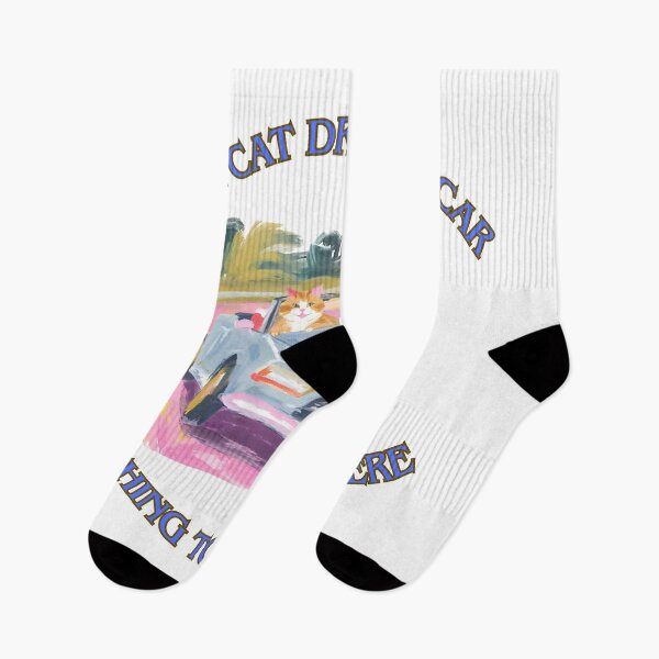 Item preview, I'm a cat driving a car 3 designed and sold by LorenzoArtZa.