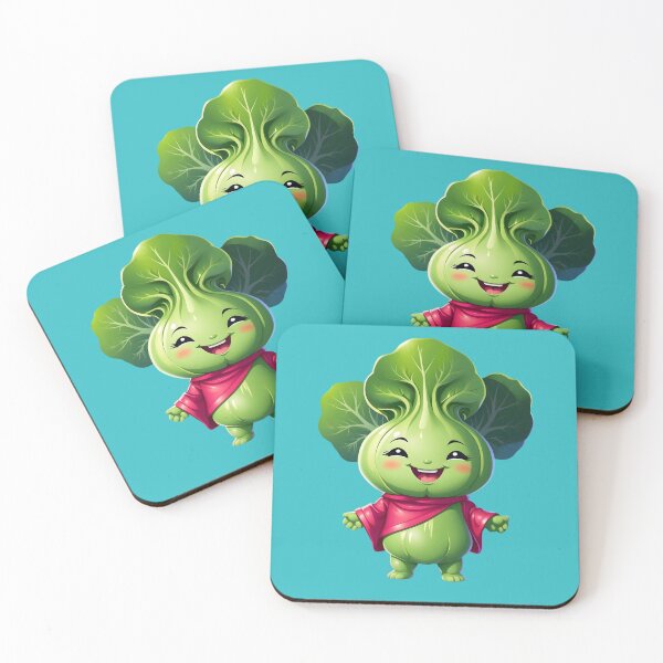 Item preview, Cuddly Bok Choy - Cute Kawaii Veggie designed and sold by MerchshopNL.