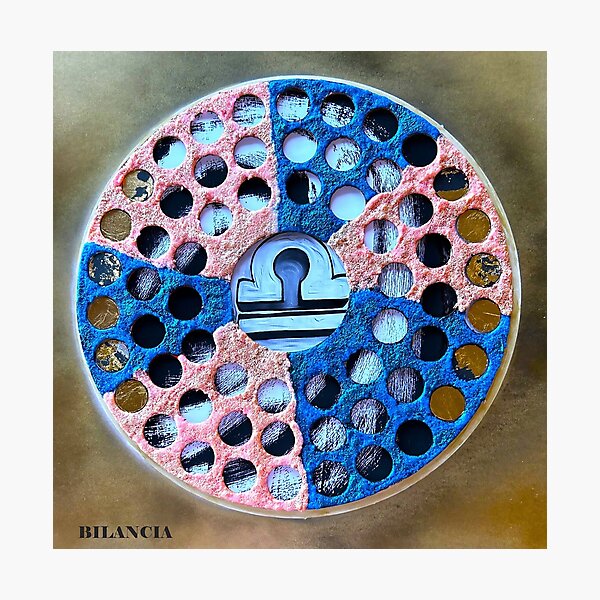 Vista previa del artículo con la obra «Signo zodiacal Bilancia», diseñado y vendido por IvanaUrso.