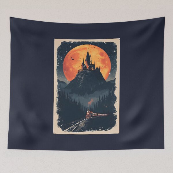 Item preview, A Castle Under the Moon - Fantasy designed and sold by Fenay Designs.