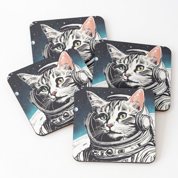 Item preview, Cat astronaut designed and sold by Slowianeczka.
