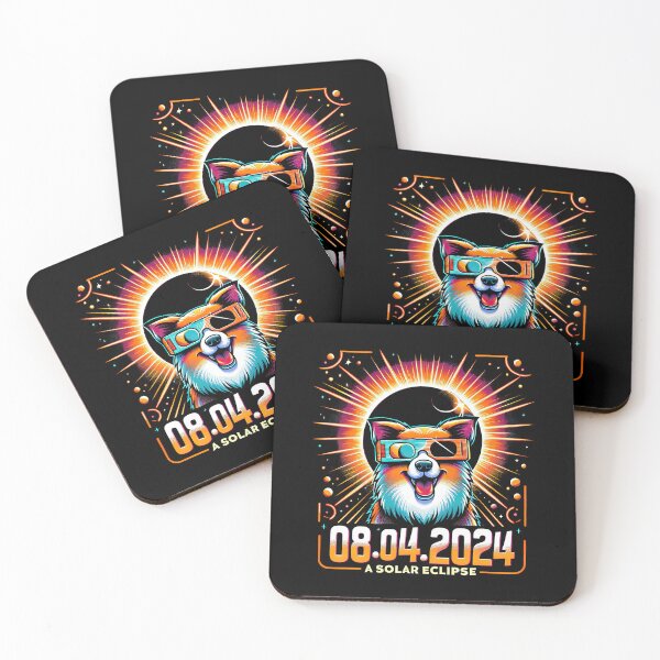 Item preview, 2024 Solar Eclipse Shirt Dog Wearing Solar Eclipse Glasses T-Shirt designed and sold by MAPDDesigns.