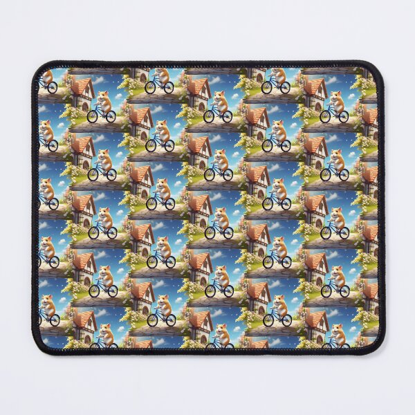 Item preview, HAMSTER & BICYCLE designed and sold by AmazingBackDrop.