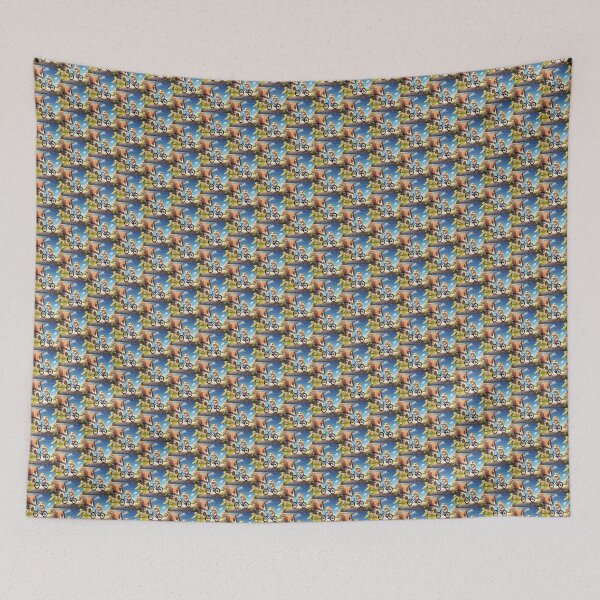 Item preview, HAMSTER & BICYCLE designed and sold by AmazingBackDrop.