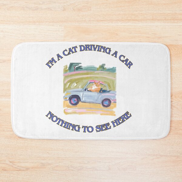 Item preview, I'm a cat driving a car 4 designed and sold by LorenzoArtZa.