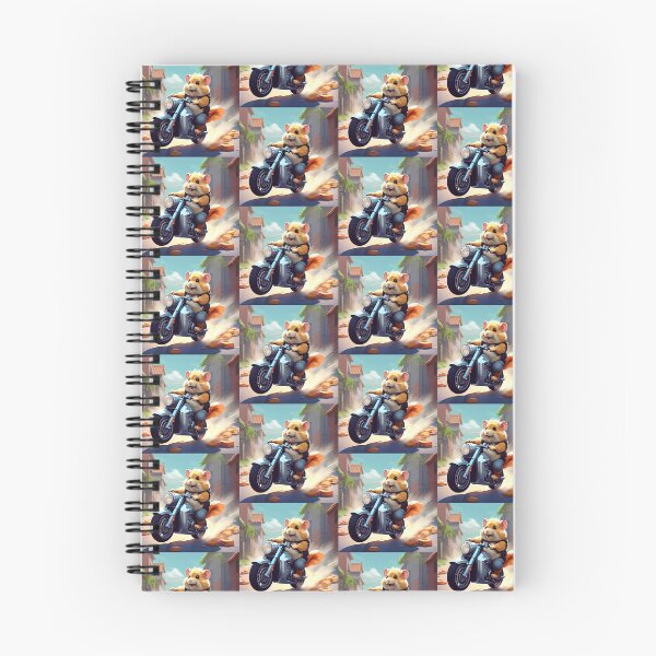 Item preview, HAMSTER & MOTORCYCLE designed and sold by AmazingBackDrop.