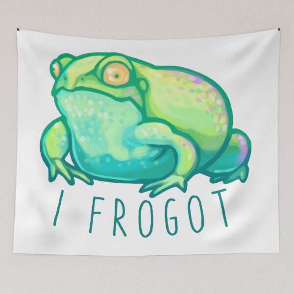 Item preview, I Frogot Frog designed and sold by hollowedskin.