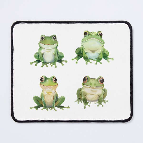 Item preview, Watercolor frogs pack | Frogs set | Watercolor toad | Frogs sheet | Toads set 4 designed and sold by Yaremchuk.