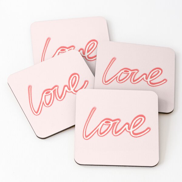 Item preview, Neon Light glowing love text typography calligraphy Lover Power designed and sold by wenjunior.