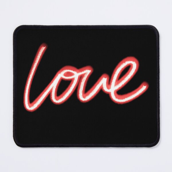 Item preview, Neon Light glowing love text typography calligraphy Lover Power designed and sold by wenjunior.