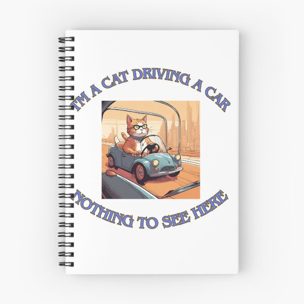 Item preview, I'm a cat driving a car 5 designed and sold by LorenzoArtZa.