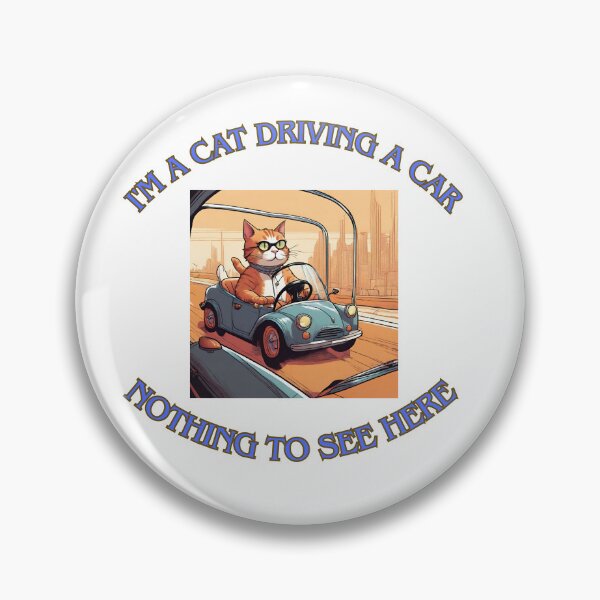 Artikelvorschau, Ich bin eine Katze, die ein Auto fährt 5 entworfen und verkauft von LorenzoArtZa.