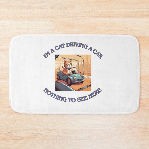 Item preview, I'm a cat driving a car 5 designed and sold by LorenzoArtZa.