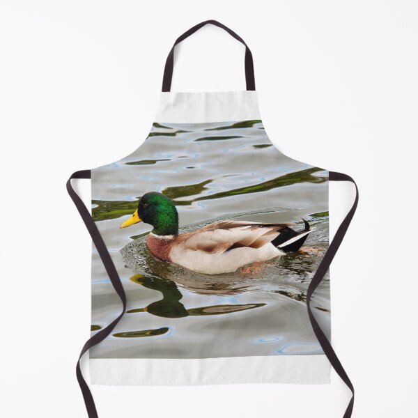 Item preview, Male Mallard with Reflections Swimming on a River designed and sold by Dorset Girl.
