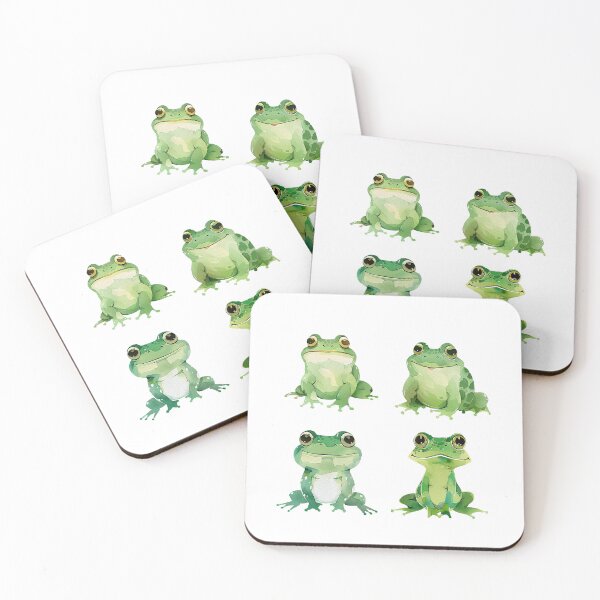 Item preview, Watercolor frogs pack | Frogs set | Watercolor toad | Frogs sheet | Toads set 5 designed and sold by Yaremchuk.