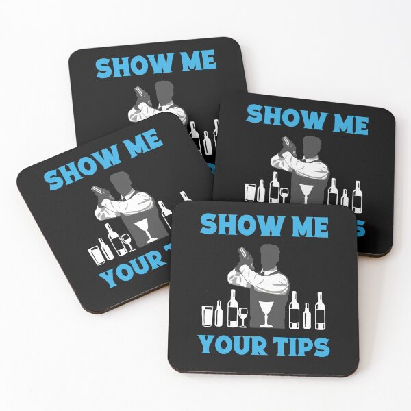 Item preview, Show Me Your Tips Bartender Gift Innkeeper Barman designed and sold by Lenny Stahl.
