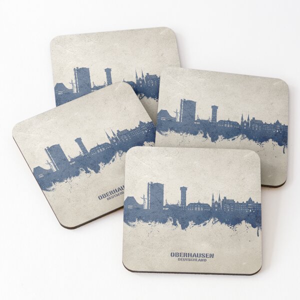 Item preview, Oberhausen Germany Skyline designed and sold by ArtPrints.