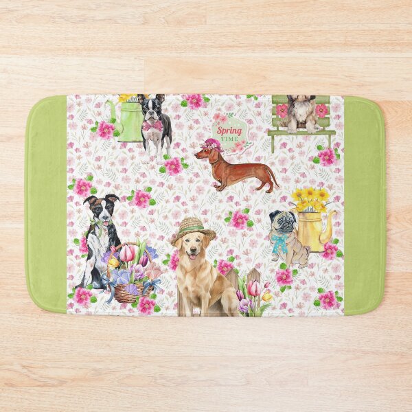 Item preview, Spring Time Dogs D1-SQ designed and sold by Jean Plout.