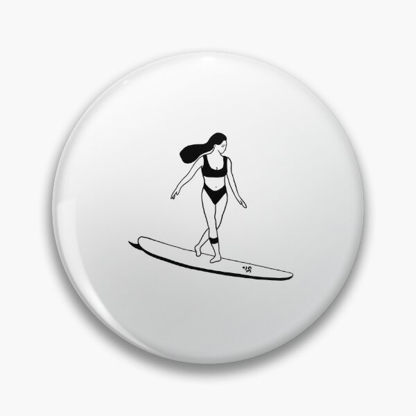 Item preview, Surfer Girl Peace Out designed and sold by atmosphereburns.