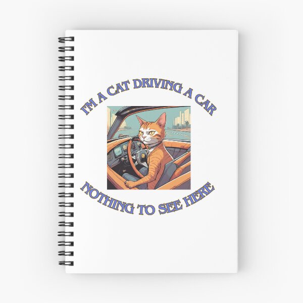 Item preview, I'm a cat driving a car 6 designed and sold by LorenzoArtZa.