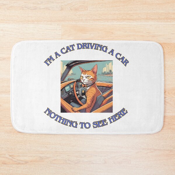 Item preview, I'm a cat driving a car 6 designed and sold by LorenzoArtZa.
