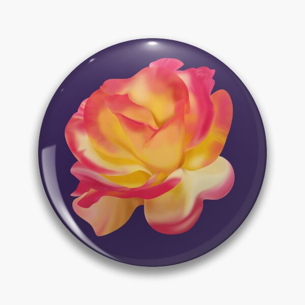 Item preview, awsome yellow and red rose designed and sold by BirdiBear.