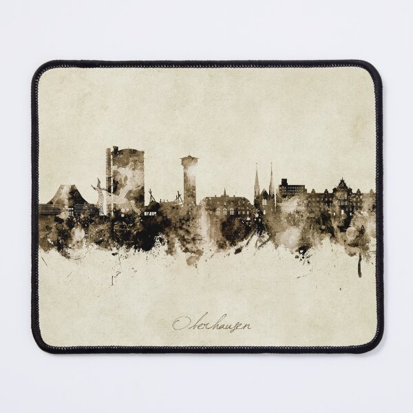 Item preview, Oberhausen Germany Skyline designed and sold by ArtPrints.