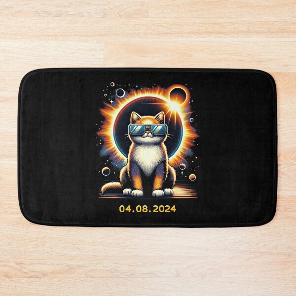 Item preview, 2024 Solar Eclipse Shirt Cat Wearing Solar Eclipse Glasses T-Shirt designed and sold by MAPDDesigns.