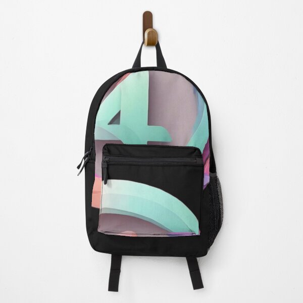 Item preview, Logo with the pastel color , no background, high quality, number 4 , number 9 logo that incorporates stylistic rendering adjectives such as sleek, modern, and futuristic, t designed and sold by thima shop.