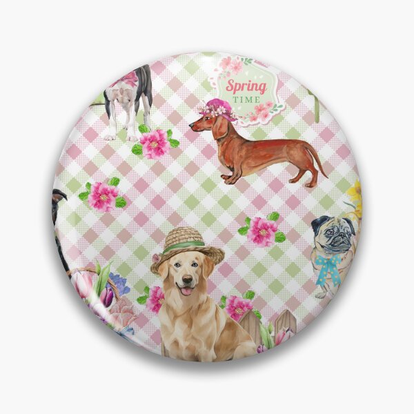 Item preview, Spring Time Dogs C1-SQ designed and sold by Jean Plout.