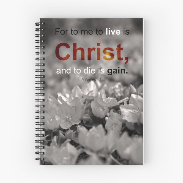 Item preview, Philippians 1:21 in English designed and sold by NBiblePosters.