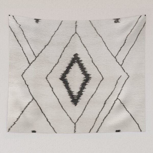 Item preview, Moroccan Berber Rug Design No.23 - Ivory White designed and sold by Zoltan Ratko.