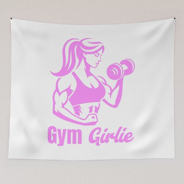 Item preview, Gym Girlie! Pink Women Weightlifting designed and sold by PMCreative.