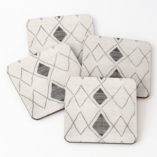 Item preview, Moroccan Berber Rug Design No.24 - Ivory White designed and sold by Zoltan Ratko.