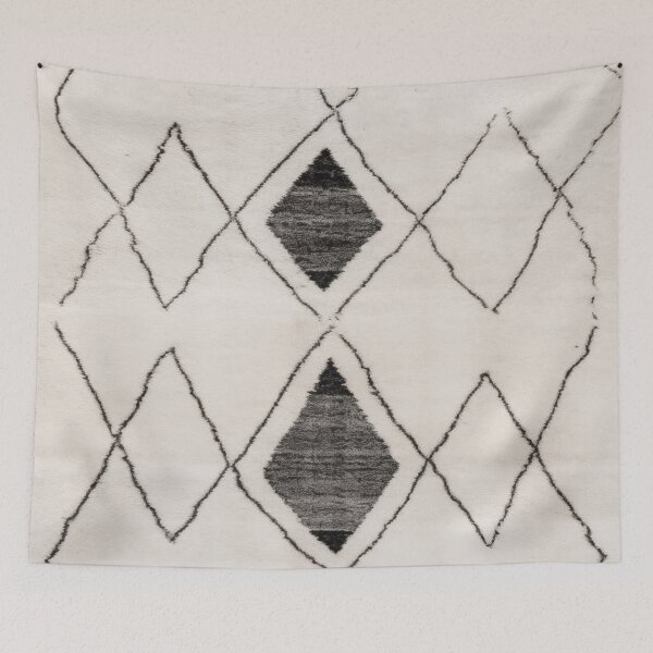 Item preview, Moroccan Berber Rug Design No.24 - Ivory White designed and sold by Zoltan Ratko.