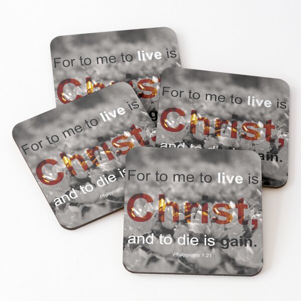 Item preview, Philippians 1:21 in English designed and sold by NBiblePosters.