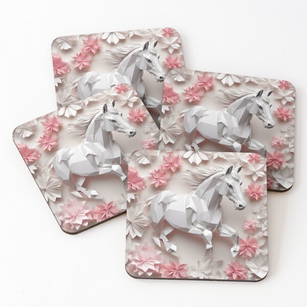 Item preview, A horse with flowers designed and sold by Pferde-Fanshop.