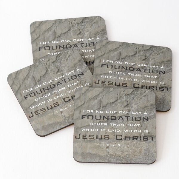 Item preview, 1 Corinthians 3:11 in English designed and sold by NBiblePosters.