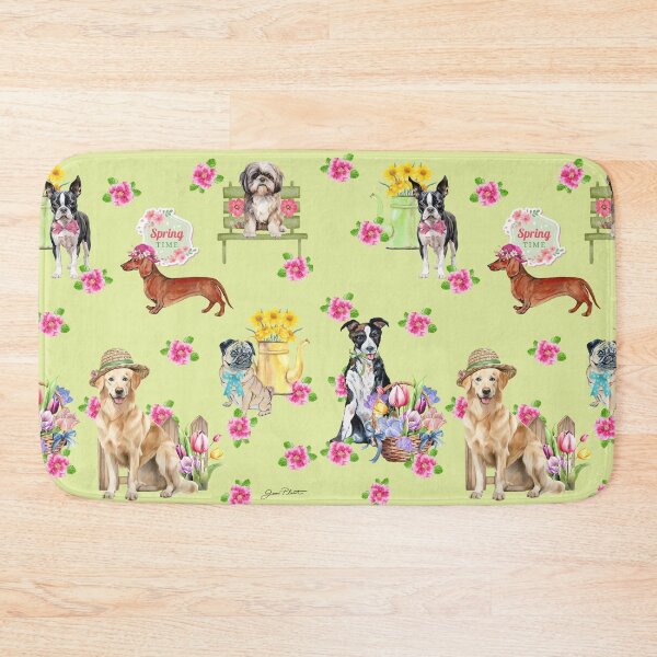 Item preview, Spring Time Dogs C1-SQ-clear designed and sold by Jean Plout.